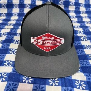 Rail Explorers USA Gray and Black Hat